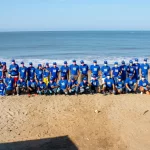 Voluntarios Nirsa en la playa