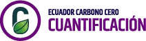 Logotipo de Ecuador Carbono Cero Cuantificación.