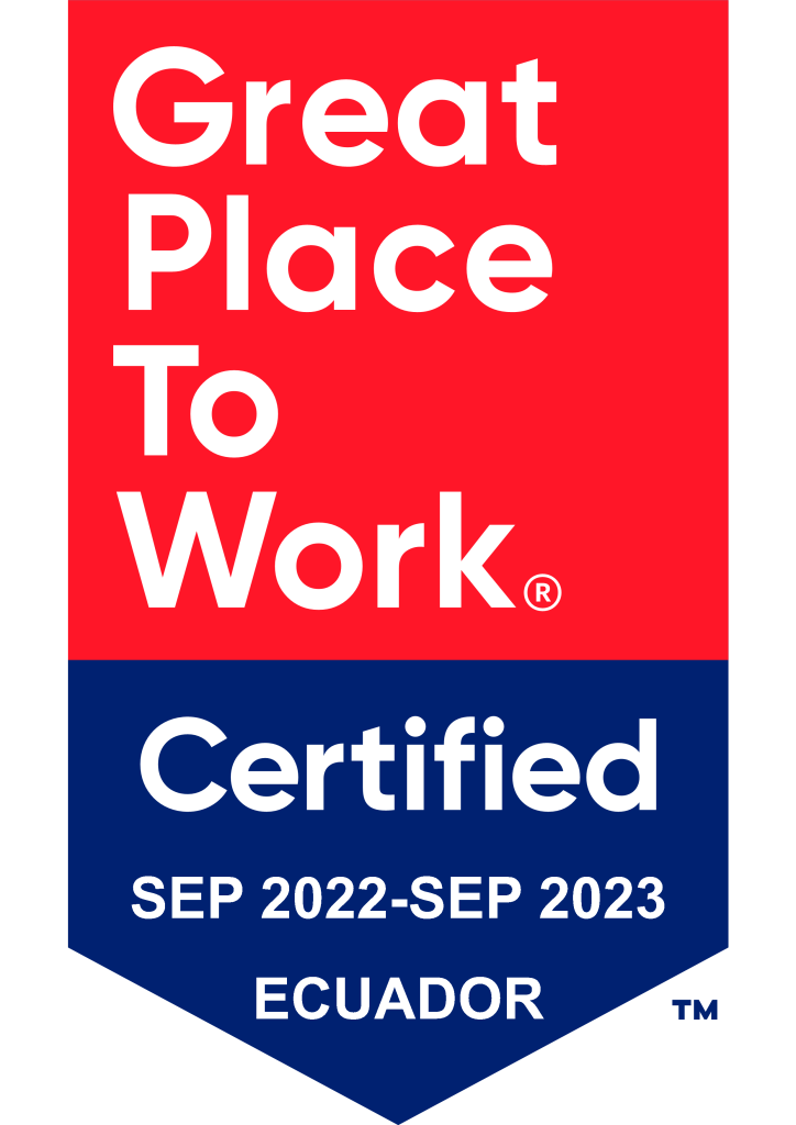 Certificación Great Place to Work Ecuador 2022-2023.