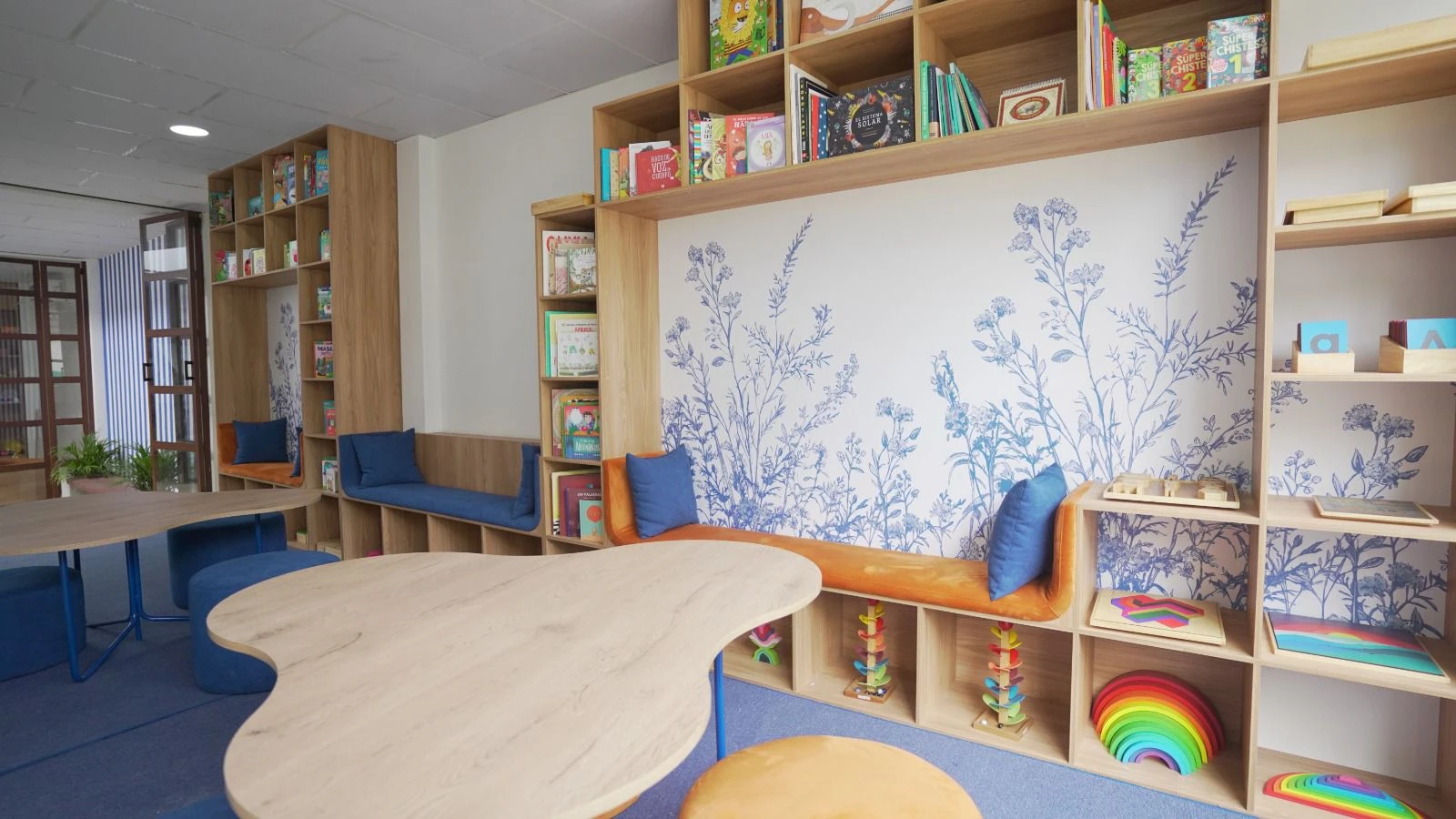 Espacio de lectura y juegos para desarrollo de la educación